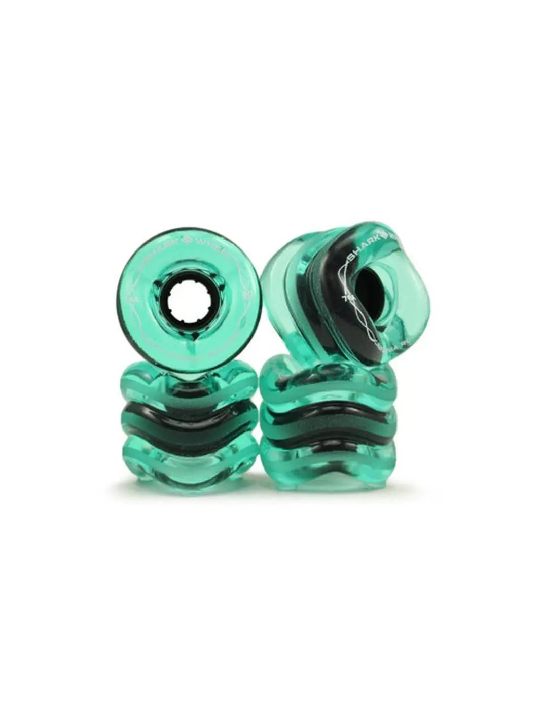 Shark Wheel 60mm, 78a Transparent Emerald California Roll