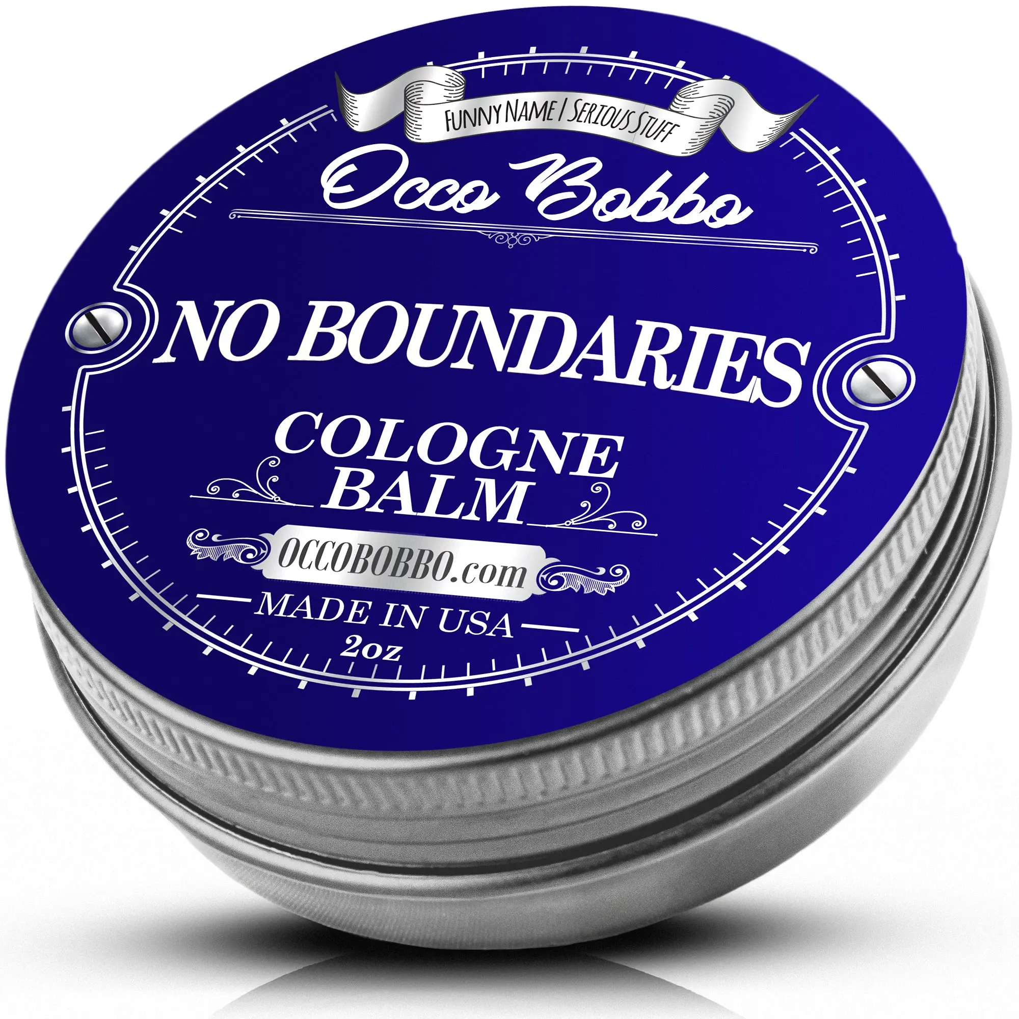 Occo Bobbo - No Boundaries Solid Cologne - Woody-Fresh Musk Cedar and Citrus Notes for All-Day Refreshment