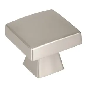 Cosmas 5233SN Satin Nickel Square Contemporary Cabinet Knob