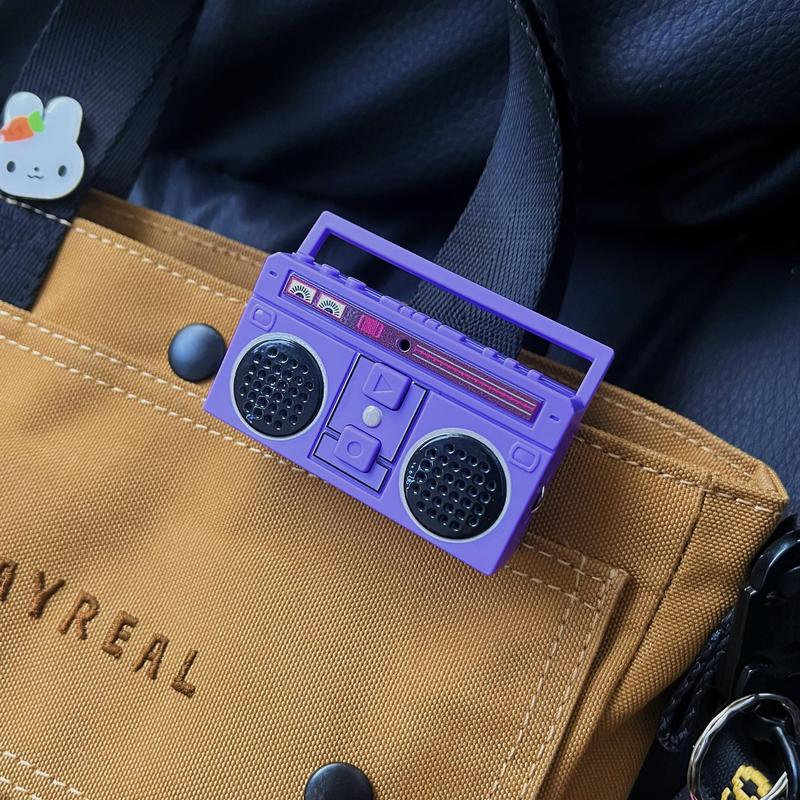 1 minute retro mini recorder keychain fun singing music playing keychain couple friend gift