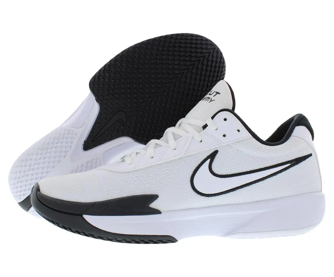 NIKE Air Zoom G.T. Cut Academy Basic Basketball Shoes - Unisex Lace-up Athletic Sneakers, All Seasons, Size 10.5