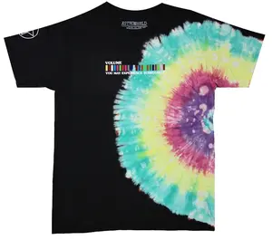 Travis Scott Astroworld Festival Run Tie Dye Tee Black (men) by StockX