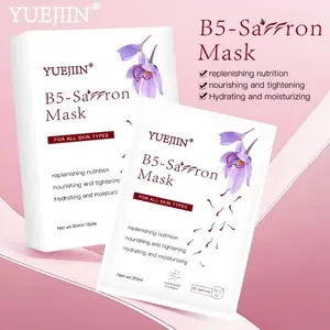 1 All Skin Types Hydrating Moisturizing Firming Nourishing Saffron Extract Face Sheet Mask