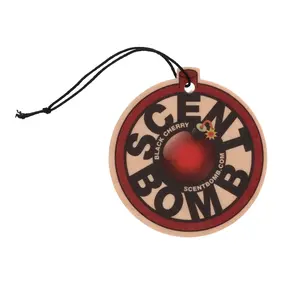 Scent Bomb HC2BC Black Cherry Hanging Circle - Pack of 2