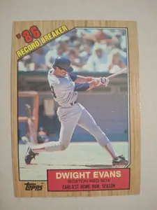 Dwight Evans 1987 TOPPS Baseball Card