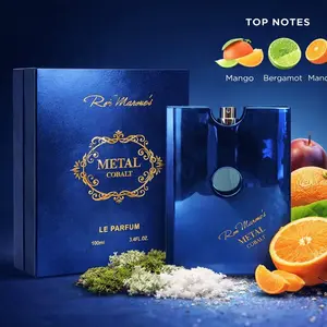 RON MARONE METAL COBALT LE PARFUM 3.4 OZ MEN NEW IN BOX