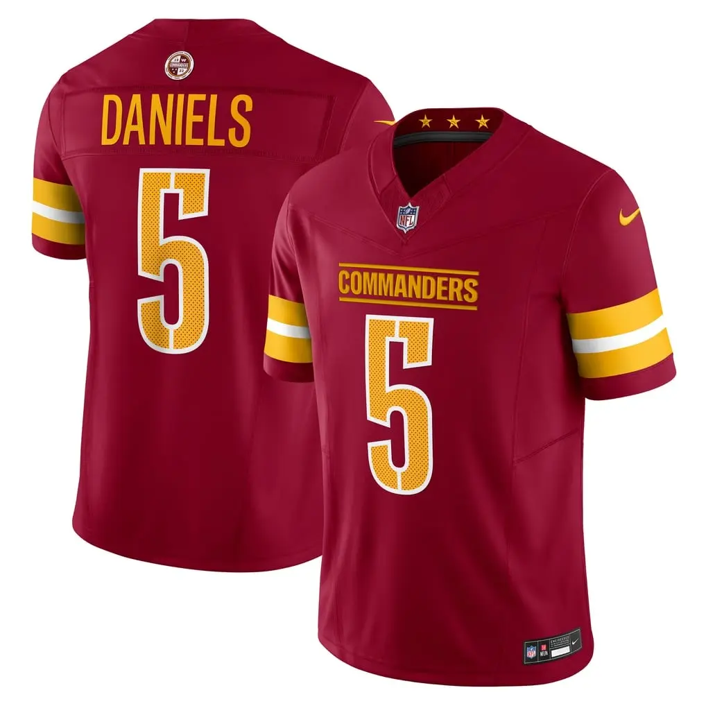 Jayden Daniels Washington Commanders Nike Vapor F.U.S.E. Limited Jersey - Burgundy