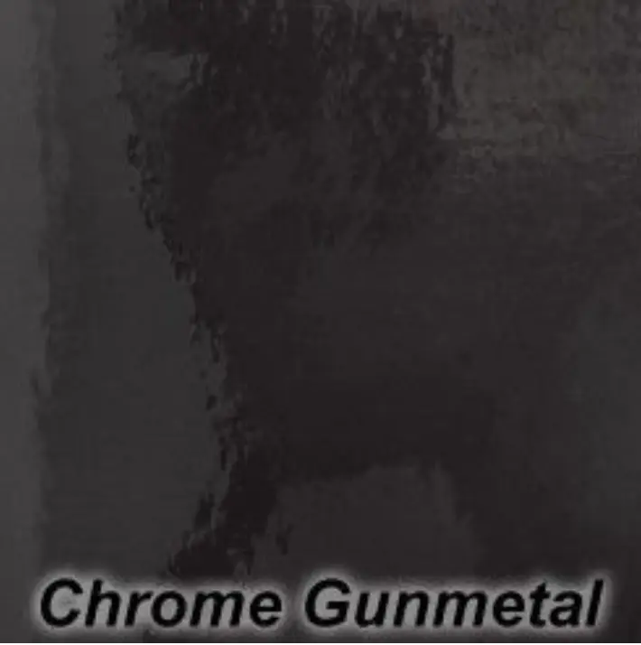 DIY Permanent Chrome-Gunmetal Foil Adhesive Vinyl for Scrapbooking, Stickers, Decals