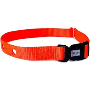 Dog Collar Replacement Strap - Bright Orange - Compatible with Nearly All Brands and Models of Underground Dog Fences