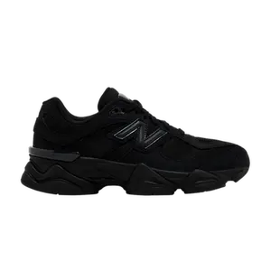 New Balance 9060 Big Kid 'Triple Black Suede'