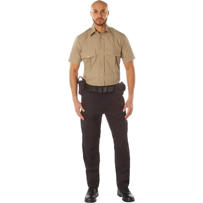 Khaki - Short Sleeve Uniform Shirt for Law Enforcement & Security Professionals