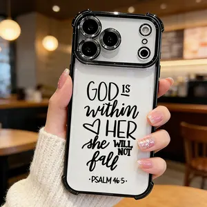 God Is Within Her iPhone Case Psalm 46:5 for iPhone 11 12 13 14 15 16 17 Pro Max Plus Air Minimalist Christian Cover DDSJ-260407022