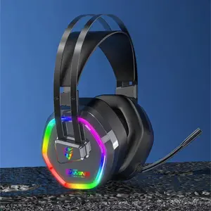 Headphone Gaming Headset Wired Computer PC Game Noise Reduction Mic Type-C Phone 7.1 Surround Sound Heavy Bass PC Headsets