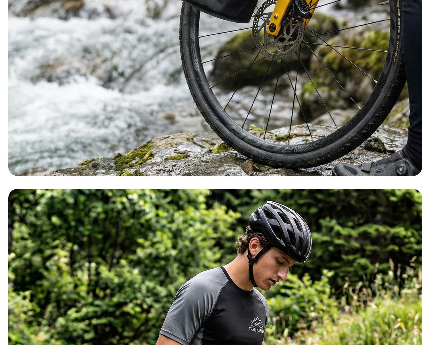 Bike Magnetic Front Fork Bag Waterproof Bike Pannier Bag for Mountain Bike Accessories