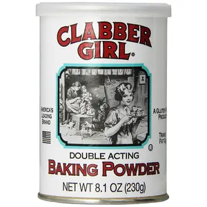 Clabber Girl Double Acting Baking Powder, 8.1 Ounce