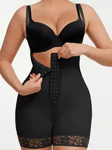 1 Count Women's Colombian Shapewear Bodysuit, Body Sculpting Compression, Fajas, Tummy Control Butt Lifter Body Shaper Jumpsuit with Zipper Crotch And Adjustable Hooks, High Compression Body Shaperwear for Women, Suitable For Training Or Daily Wear