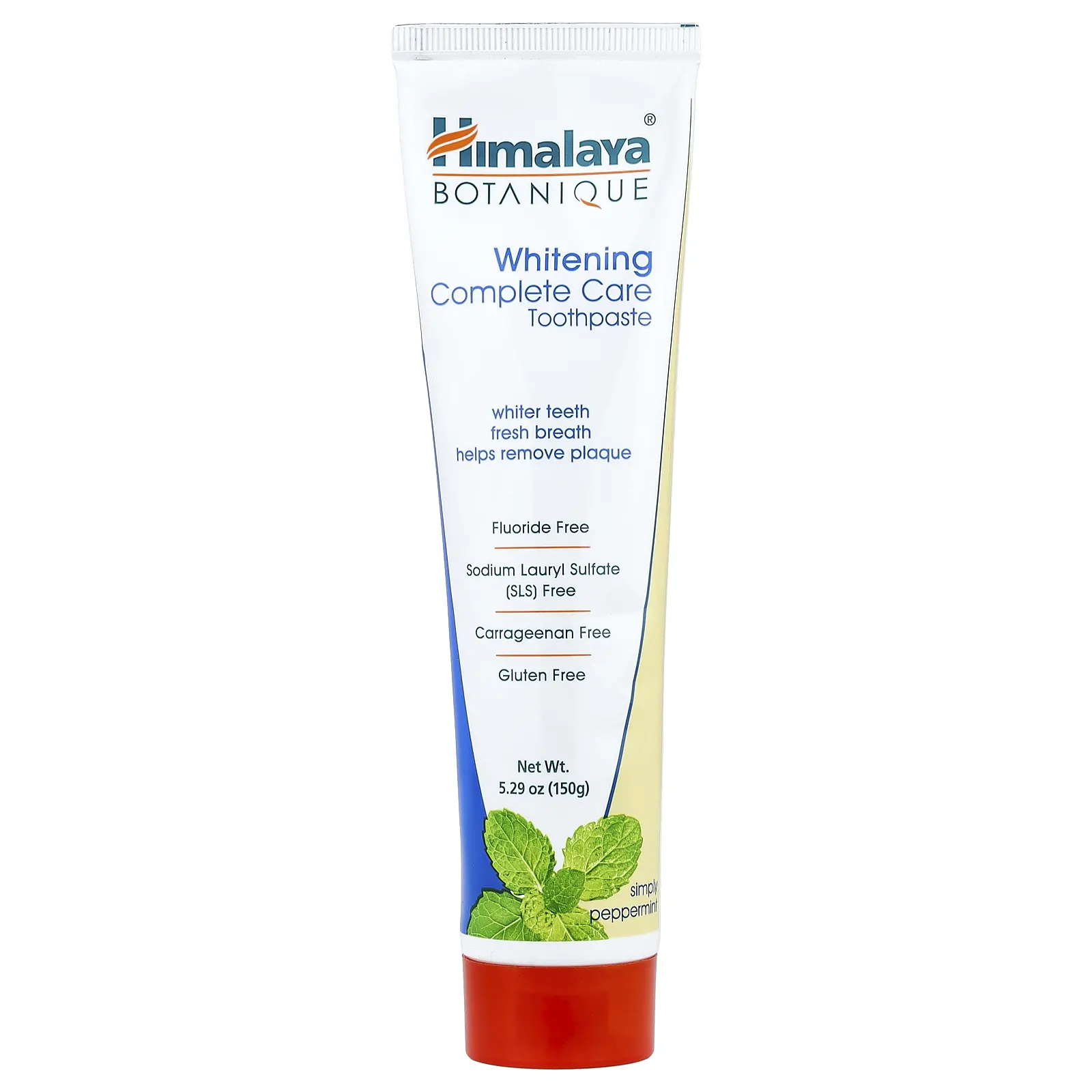 Himalaya Botanique, Whitening Complete Care Toothpaste, Simply Peppermint, 5.29 oz (150 g)