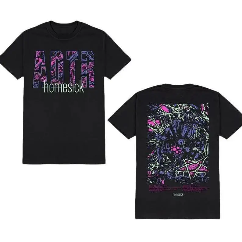 A Day To Remember Homesick Tracklist Two-Sided T-Shirt, Gift for Fan, Friends, Menswear Top, Top Womenswear