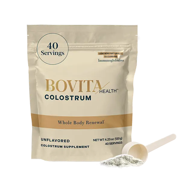 Bovita Health Colostrum Unflavored, 40 Serve Pouch