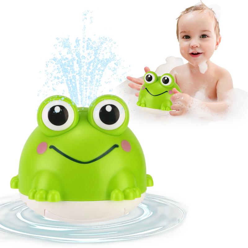 Water Spray Toys Baby Bath Toys with Glowing Whale Design Bathtub Toys for Toddlers Aged 1-3 Interactive Water Games for Babies Aged 6-12-18 Months
