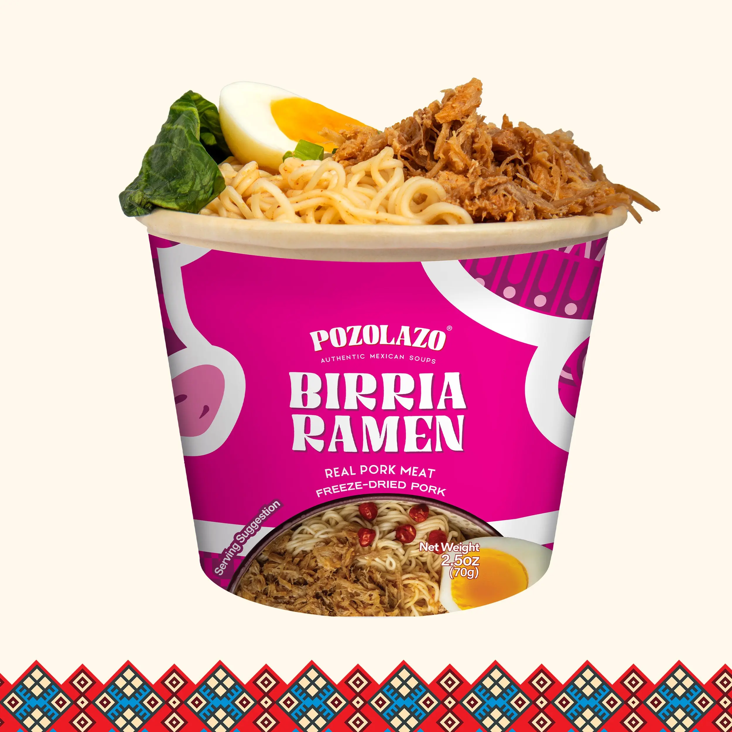 Birria Ramen PORK On-The-Go Bowl
