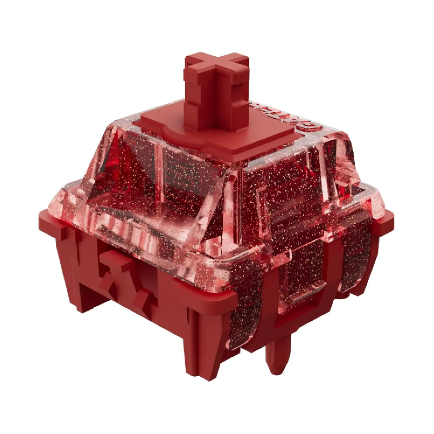 GATERON Magnetic Jade & Ruby Keyboard Switches - Linear Press, Factory Pre-Lubed 20mm Longer Spring, Adjustable Pre-Travel High Flux Rare Earth Mag., Glitter Top Coat, 3.0 LED Lighting Effects, Bottom-Covered Design, Enhanced Precision, HiFi Gaming Choice