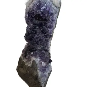 Extra Large Natural Raw Amethyst Crystal Statement Piece with Large Deep Dark Teeth Unique Specimen for Collectors Geode Cluster Decor store Elegant Purple Amethyst Crystal Cluster