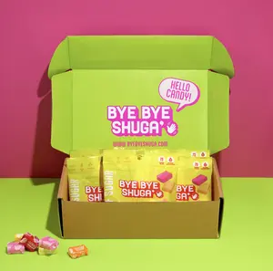 Bye Bye Shuga' Traditional Fruit Chews - Cherry, Strawberry, Orange, Lemon Snack Sugar