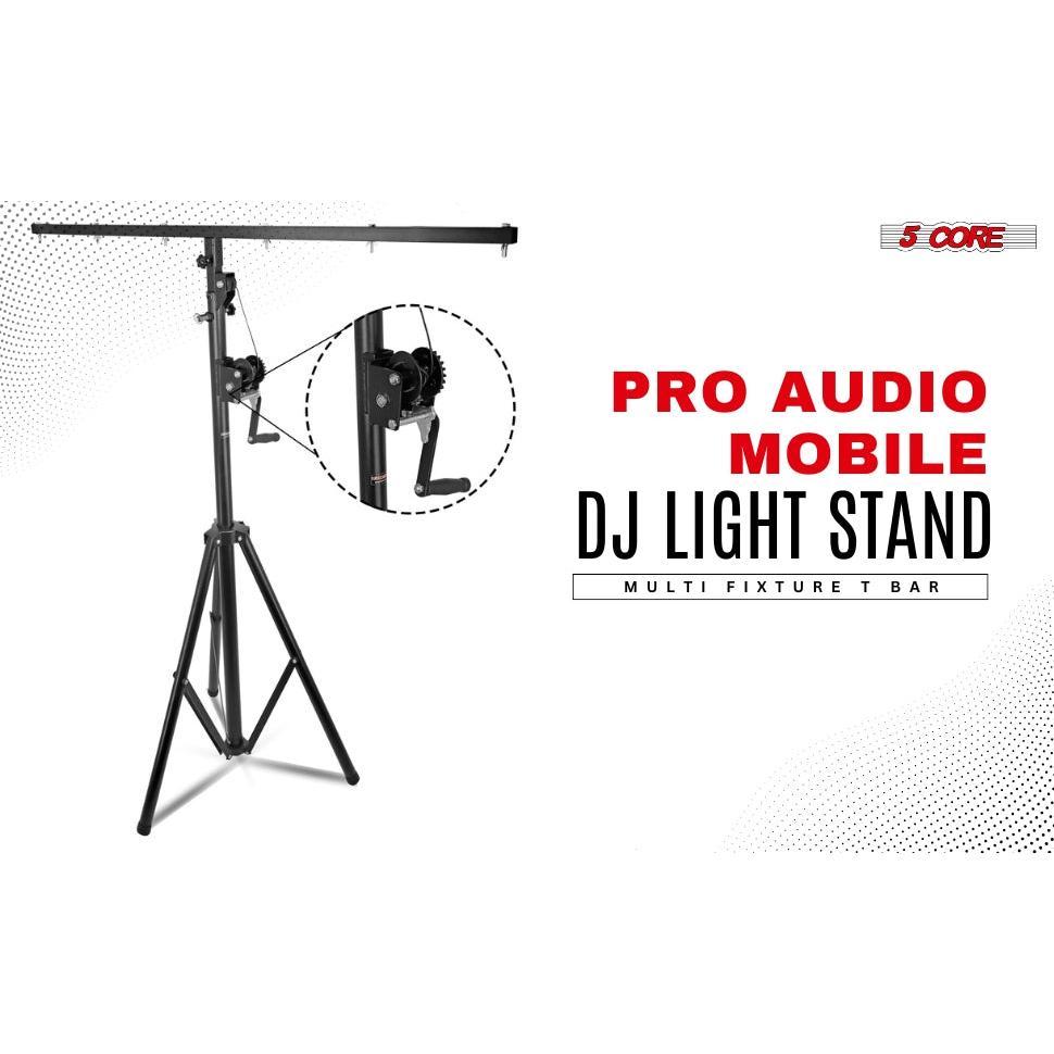 5Core DJ Light Stand Stage Lighting Truss System Hand Crank Up Height ...