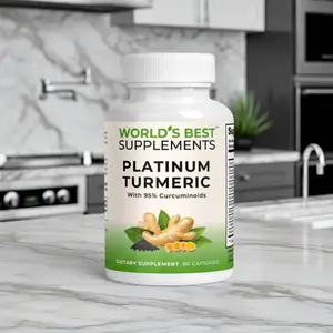 Platinum Turmeric | with 95% Curcuminoids | 60 Capsules | World's Best Supplements