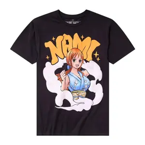 One Piece Nami Wano Puff Print T-Shirt