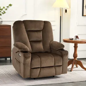 MCombo Power Lift Recliner Chair for Elderly, Massage and Heat, Fabric 7529|7549|7569|R7541|R7561