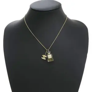 Pre-owned Prowned Chanel Necklace Coco Mark 04A Logo Chain Pendant Ladies' Fashion Accessories