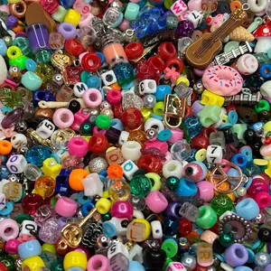 Mini Kandi Kluster beads & charms mix- Choose from 2oz or 4oz of beads & charms