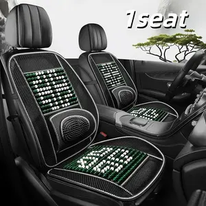 Universal Car Seat Cover, Wooden Bead Material, Comfortable and Breathable, Suitable for Most Front Seats, Suv and Sedan, All Seasons, Car Seat Cushion