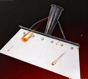 Shovel multifunctional garden cleaning tool with sharp metal blades, perfect for moss, weeds, and snow