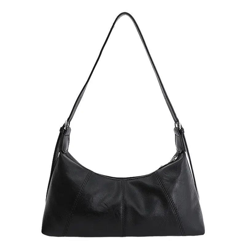 Soft Faux Leather Hobo Bag for Women, Retro Slouchy Crossbody Purse for Casual Everyday Use with Adjustable Strap, Casual Bags, Hobo Crossbody Purses, Everyday Bag