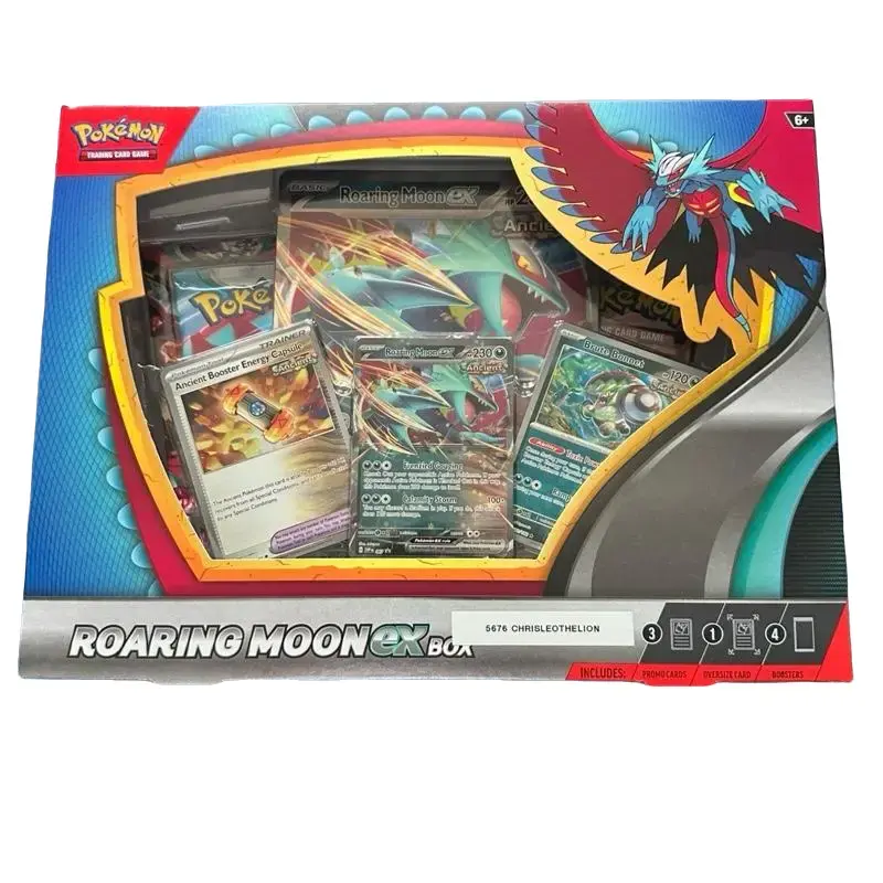 Pokmon Trading Card Game Roaring Moon EX Box 5476 Chiribotehelion Collectible Trading Card Pack - TikTok Shop Pokmon Trading Card Game Roaring Moon EX Box 5476 Chiribotehelion Collectible Trading Card Pack - TikTok Shop