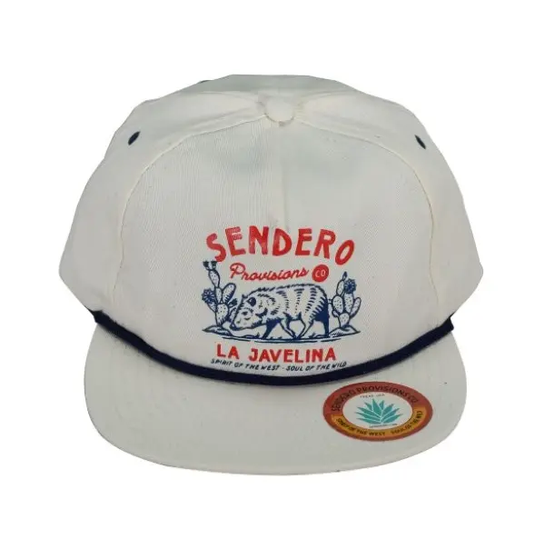 Sendero Provisions Co. La Javelina Outdoor Rope Snapback Hat (Off White)