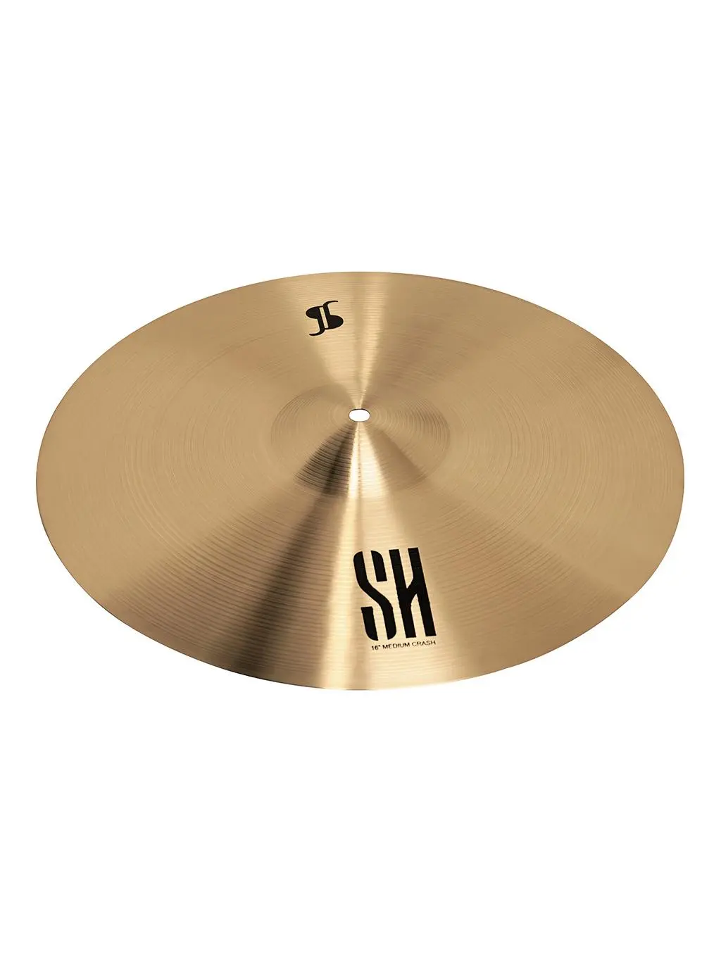 212 MAIN 11129 16 in. SH Medium Crash Drum Cymbal - B20 Bronze, Unfinished Finish, Affordable Percussion Instrument for Schools & Beginners