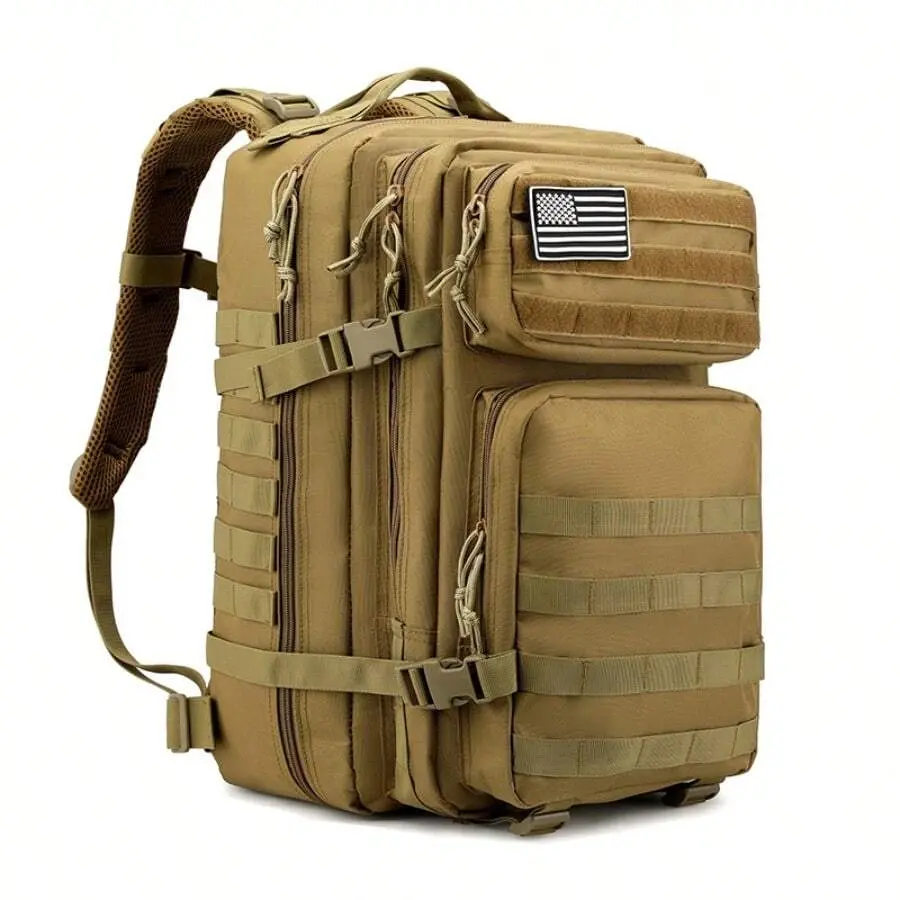 50L/30L Elite Tactical Backpack Military Grade Heavy Duty 3 Day MOLLE Bug Out Bag Ultra Work Backpack For Men Outdoor Adventure Hiking Camping Travel Back-To-School Season Holiday, Camping, Travel Bags, Camping 50L/30L Elite Tactical Backpack Military Grade Heavy Duty 3 Day MOLLE Bug Out Bag Ultra Work Backpack For Men Outdoor Adventure Hiking Camping Travel Back-To-School Season Holiday, Camping, Travel Bags, Camping