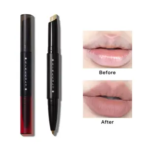 Long Lasting Lip Liner, 1 Count Multifunctional Double-ended Lip Concealer & Contouring Lip Liner, Lip Makeup Tool for Women & Girls, Cosmetic, Lipliner