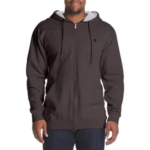 Champion Big and Tall Zip Up Hoodies for Men – Men’s Fleece Zip Up Hoodie Jacket