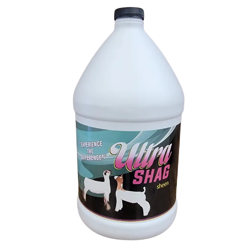 ACS Show Supplies I Ultra Shag Sheen for Livestock (Gallon)