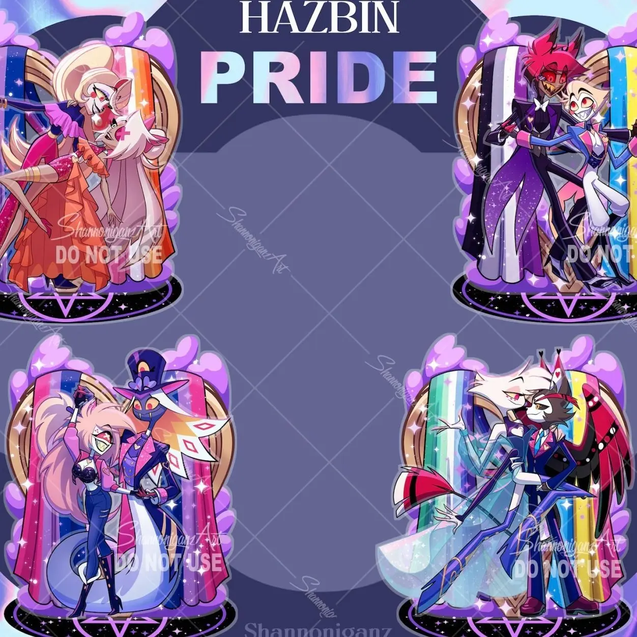 PRE-ORDERS Hazbin Pride Standees
