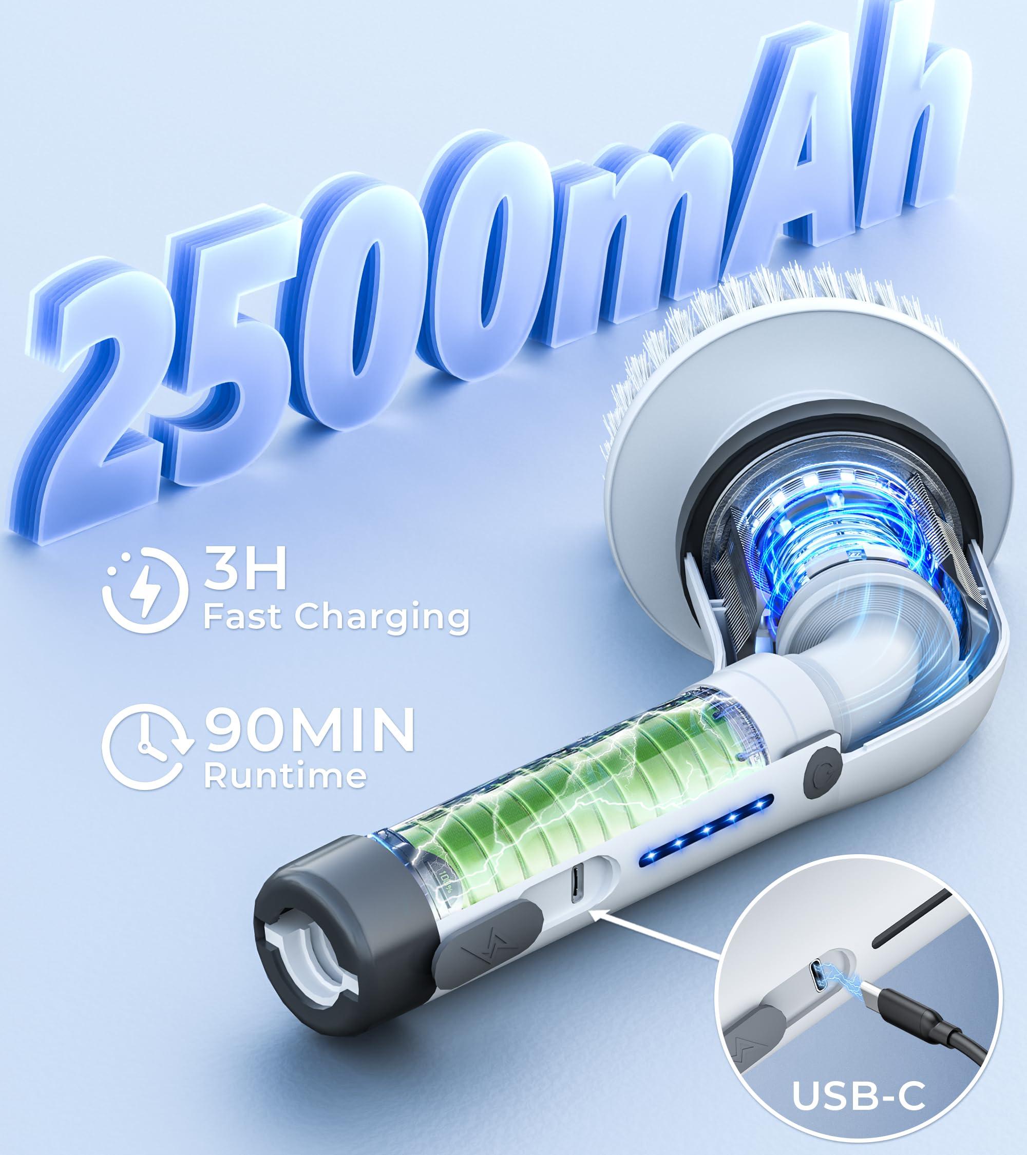 (Limited Time ) Upgraded Cordless Electric Spin Scrubber Bathroom Cleaning Set with 8 Replaceable Brush Heads, 3-Level Adjustable Extension Handle, Dual Speed and IPX7 Waterproof, Ideal for Bathroom, Kitchen, Toilet, Window, Pool and Car Cleaning (Limited Time ) Upgraded Cordless Electric Spin Scrubber Bathroom Cleaning Set with 8 Replaceable Brush Heads, 3-Level Adjustable Extension Handle, Dual Speed and IPX7 Waterproof, Ideal for Bathroom, Kitchen, Toilet, Window, Pool and Car Cleaning
