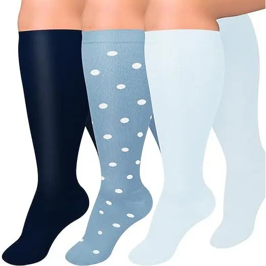 3 pairs of styles 21  navy blue/blue dot