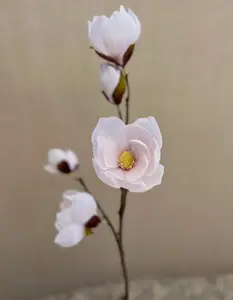 Faux Magnolia Pink Flower