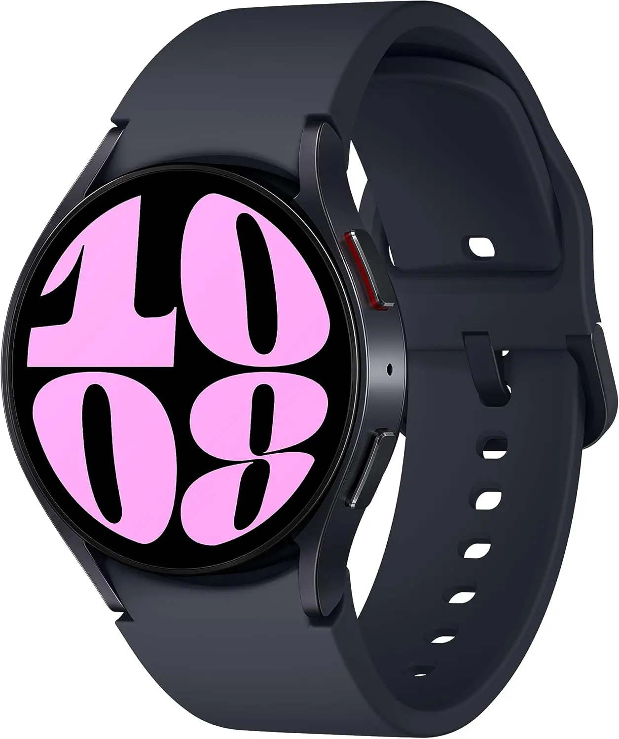 REFURBISHED Samsung Galaxy Watch 6 Smartwatch - US Version, Graphite, Biggest Screen, WiFi-Bluetooth, Excellent Condition - Wearable Wristwatch Device for Workout