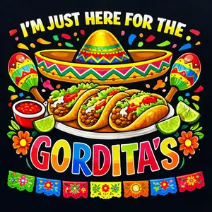 "I'm here for the Gordita's" graphic tee